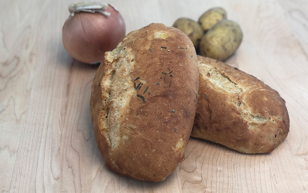 Potato Onion & Rosemary Bread